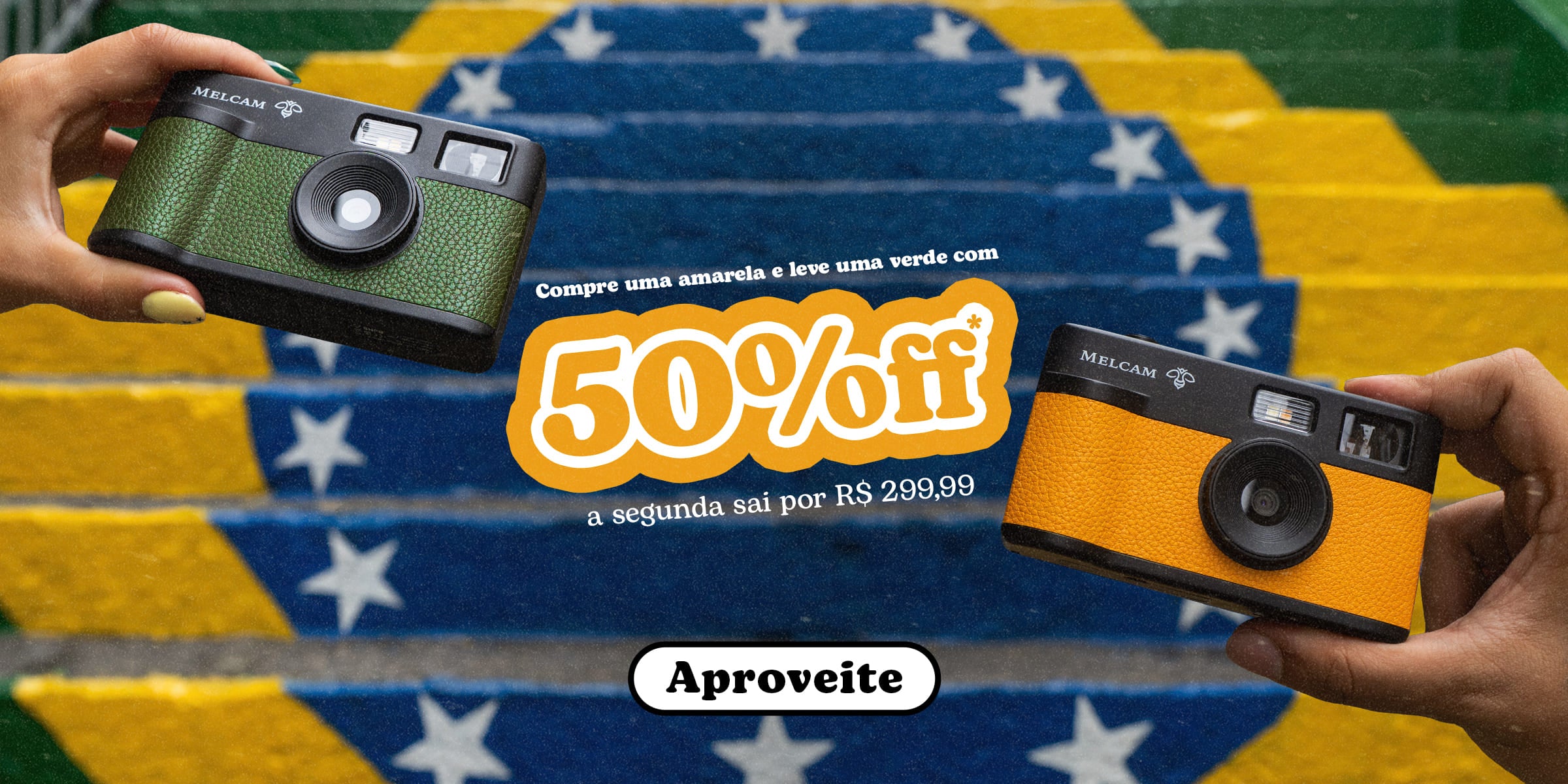 Compre uma e leve a segunda por 50% off — Copa do Mundo