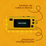 Melcam Bee - Mini Câmera Digital Chaveiro Portátil