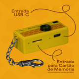 Melcam Bee - Mini Câmera Digital Chaveiro Portátil